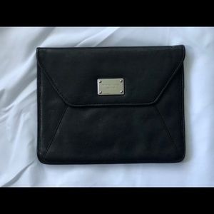 Michael Kors Black Leather iPad Sleeve